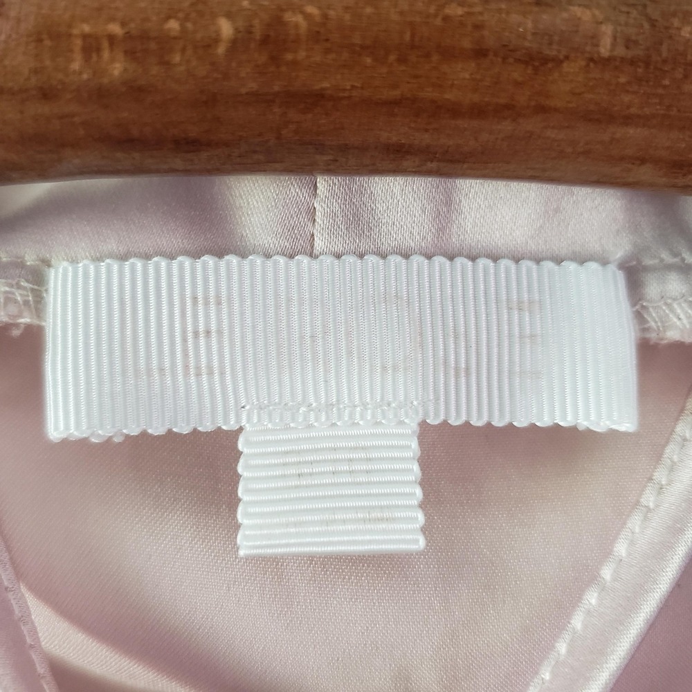 Satin Kimono Robe Girls Large Pink Lace Trim Belted Bridal Lounge Sleepwear‎ - Picture 2 of 4